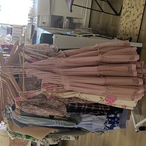 Strappy Dress in Pink